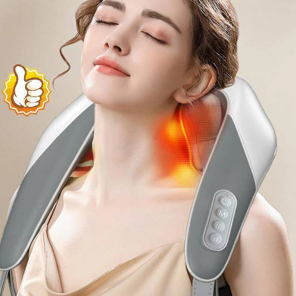 Rechargeable Type-C Charging Neck Shoulder Back Waist Kneading Massage